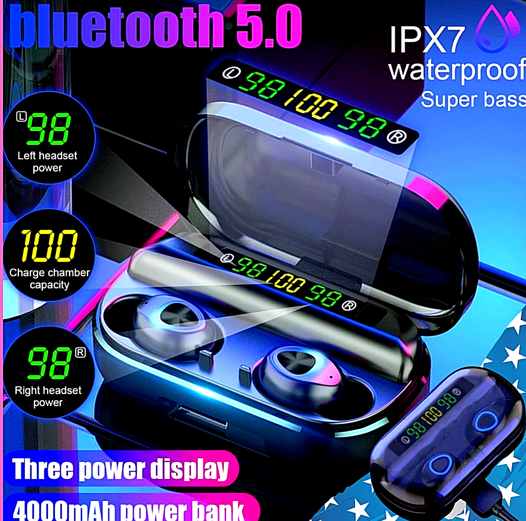 Audifonos Bluetooth 5.0 inalambricos Auriculares para Telefonos Celular Tablet