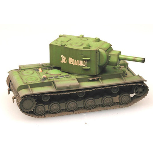 WWII Soviet Union KV-2 heavy tank Russian Green painted 1/72 finished Easy Model