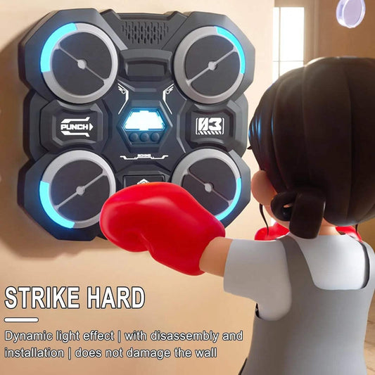 Music Boxing Machine with Bluetooth & LED Light Effects