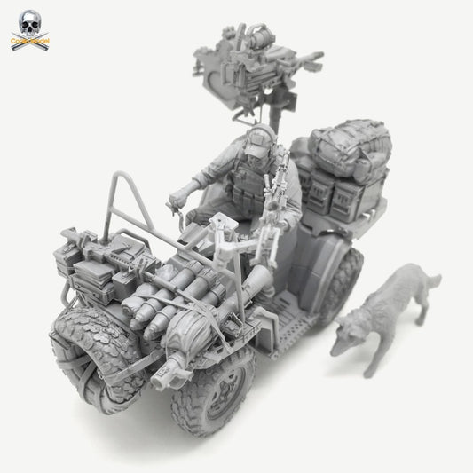 1:35 resin figure model US Navy SEALs Soldiers and Terrain Vehicles (D-set)