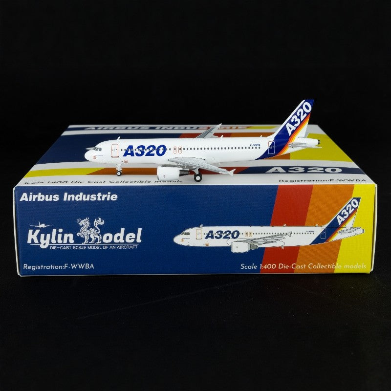 1:400 Kylin China Airlines Airbus A320 F-WWBA Passenger Airplane Diecast Model