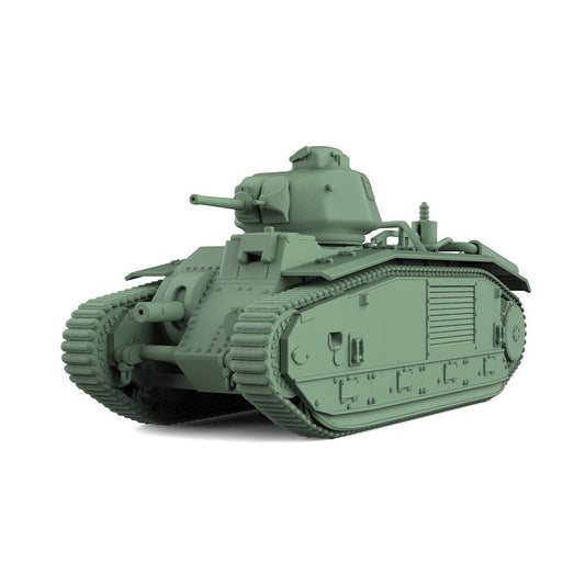 SSMODEL SS220651 1/220 Military Model Kit France B1 Heavy Tank (Phase II)