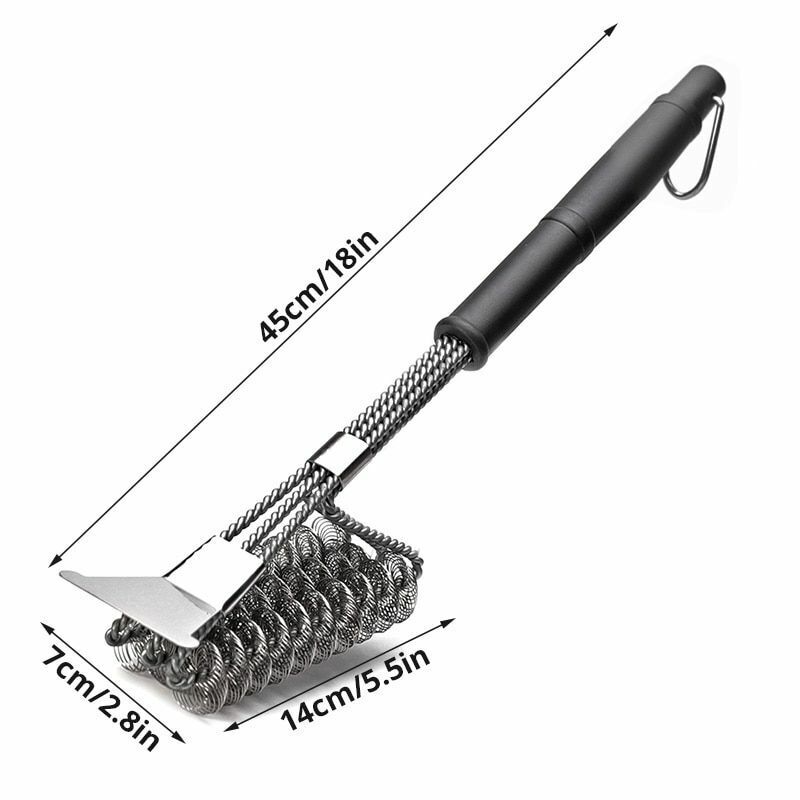 Grill Brush Scraper BBQ Cleaner Tools Weber Ideal Barbecue Accessories Stain Gas