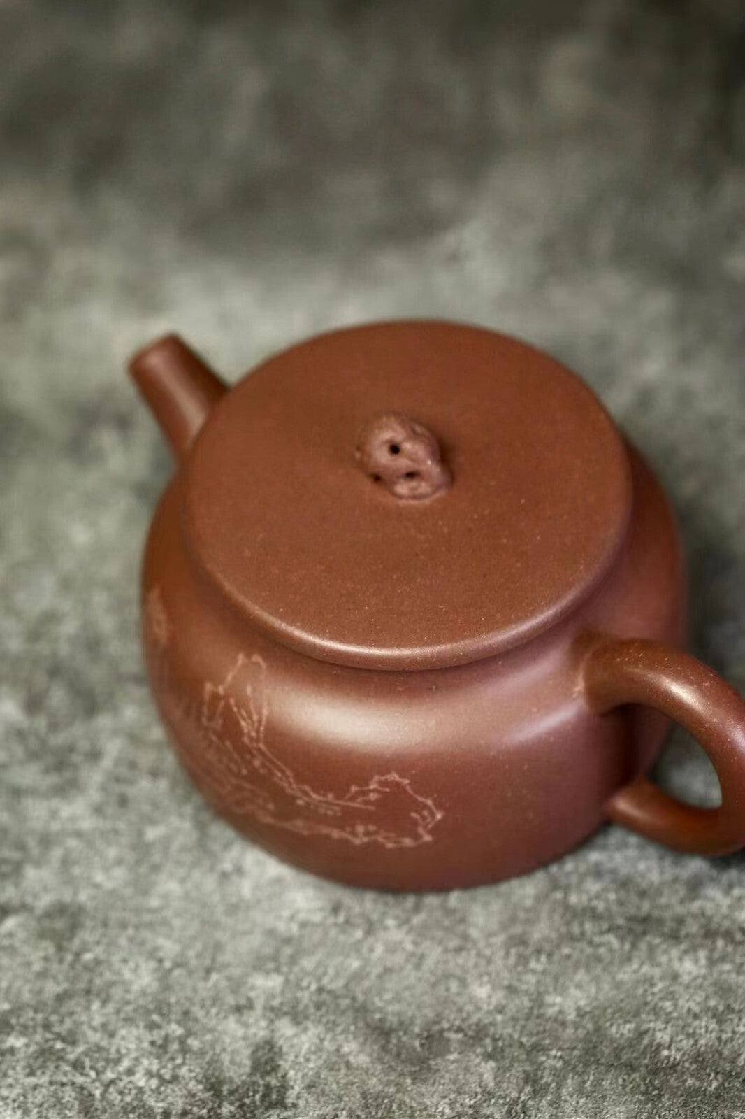 140cc chinese Yixing Handmade Zisha Purple clay Teapot HuShi Hu Tea Pot
