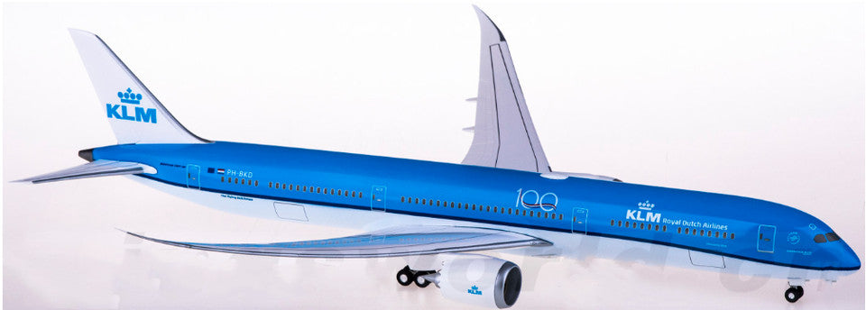 1:200 34CM Hogan KLM BOEING 787-10 Passenger Airplane ABS Plastic Aircraft Model
