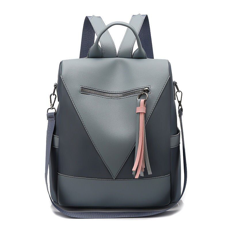Women Business Backpacks Synthetic Leather School Bags Large Traveling Book Bags