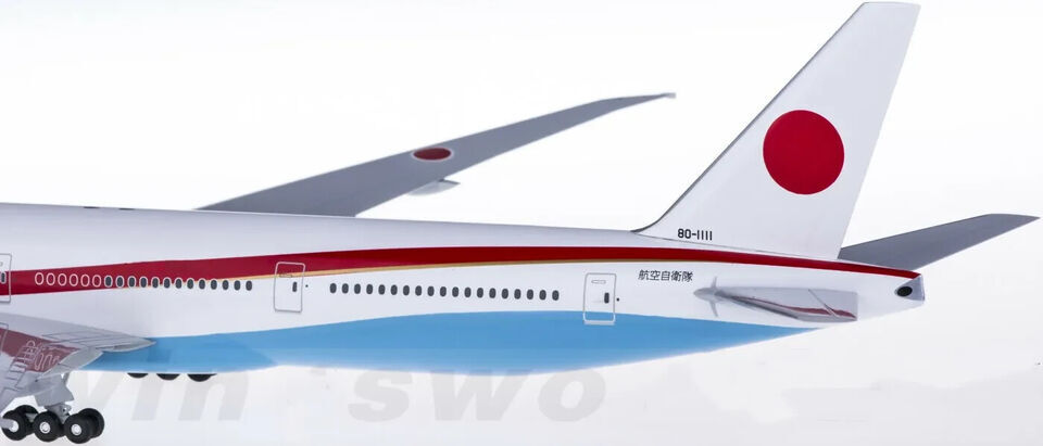 1:200 37CM Hogan JAPAN JASDF BOEING 777-300ER Passenger Plane ABS Plastic Model