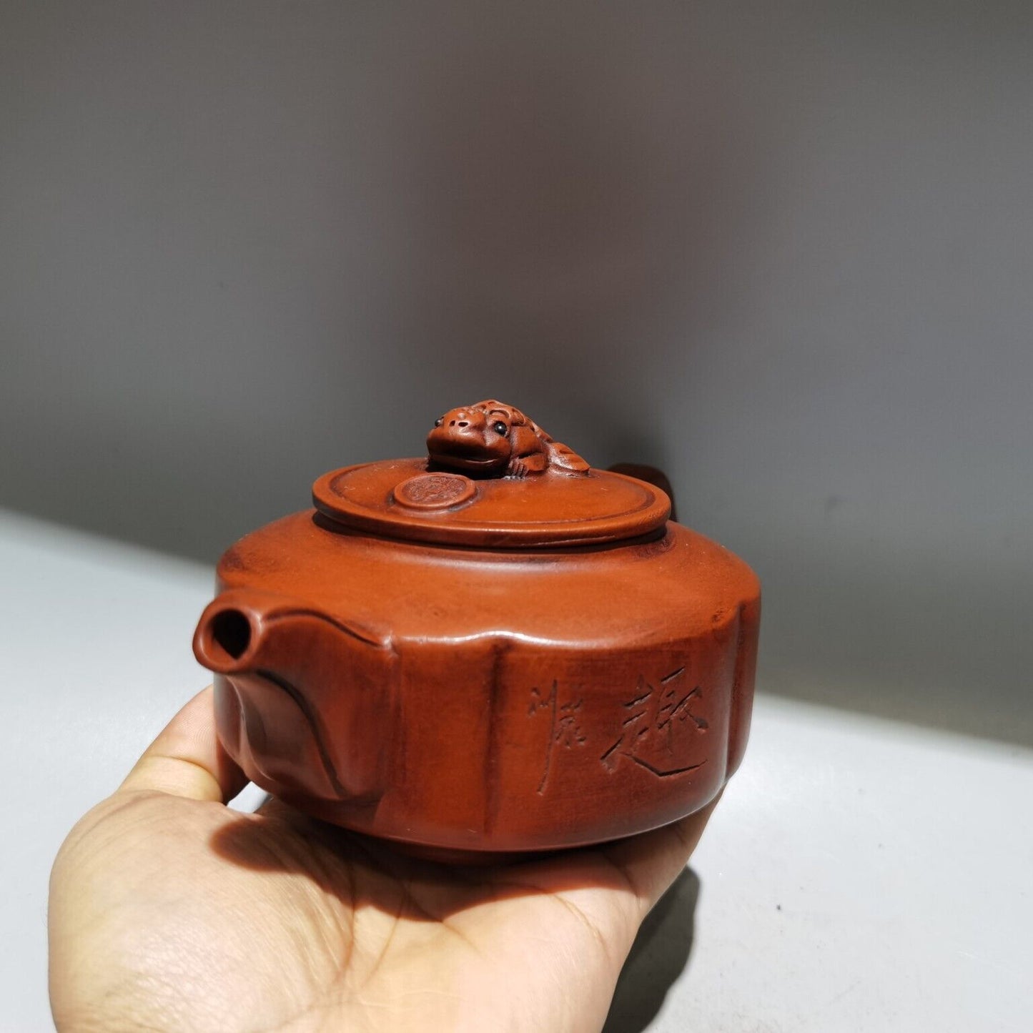 chinese yixing purple clay teapot tea set pot zisha ceramic cute decor figurine