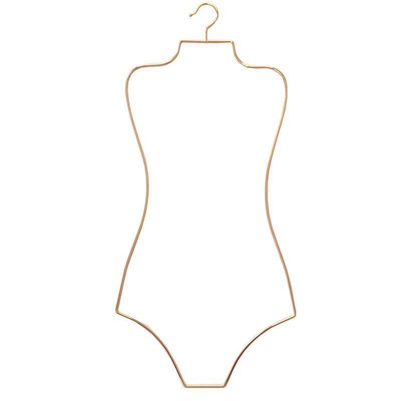 Swimsuit Hanger Metal Wire Body Shape Display Rack Clothes Bikini Showing 79.5cm