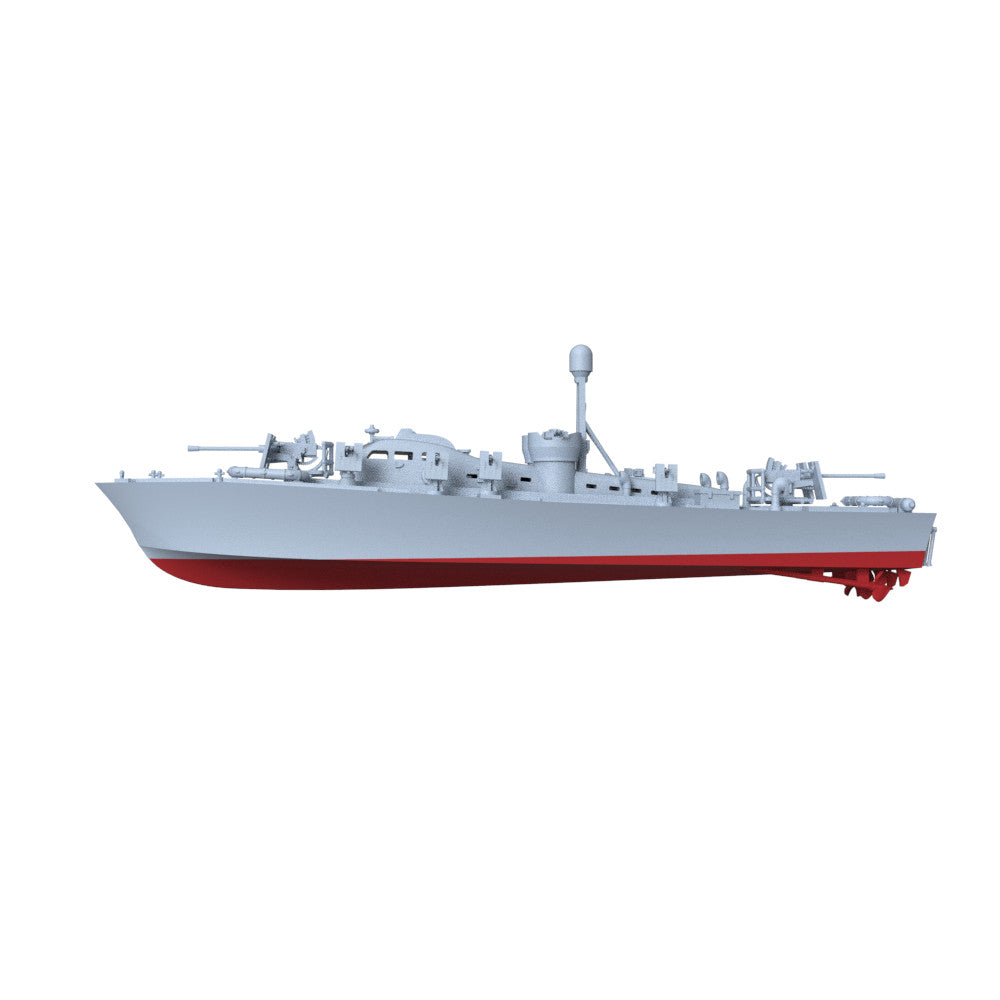 SSC72762S-A 1/72 Military Model Kit USS Elco 77-Foot PT Boa PT-59 FULL HULL