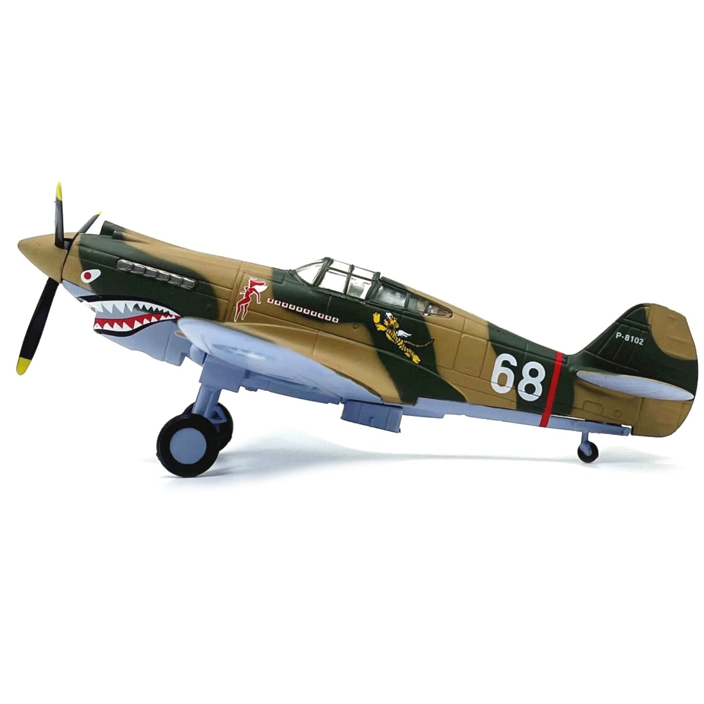 13.5cm Diecast Alloy 1/72 Scale American P40 Fighter Aircraft Model Toy Gift