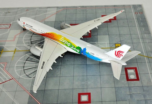 1:400 JC Wings AIR CHINA EXPO 2019 AIRBUS A350-900 Plane Flap Down Diecast Model
