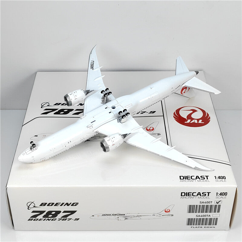 1:400 JC Wings JAL BOEING B787-9 Passenger Airplane Diecast Aircraft Model