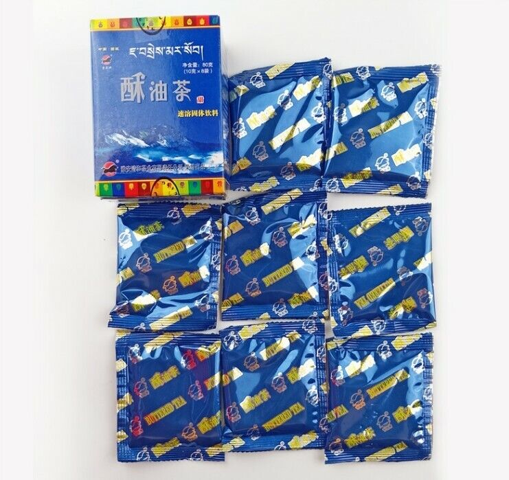 Instant Chinese Tibetan Original Yak Oil Tea Sweet Tea 80g-