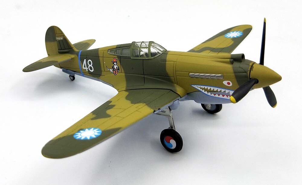WWII P-40 NO.48 1/72 diecast plane model aircraft