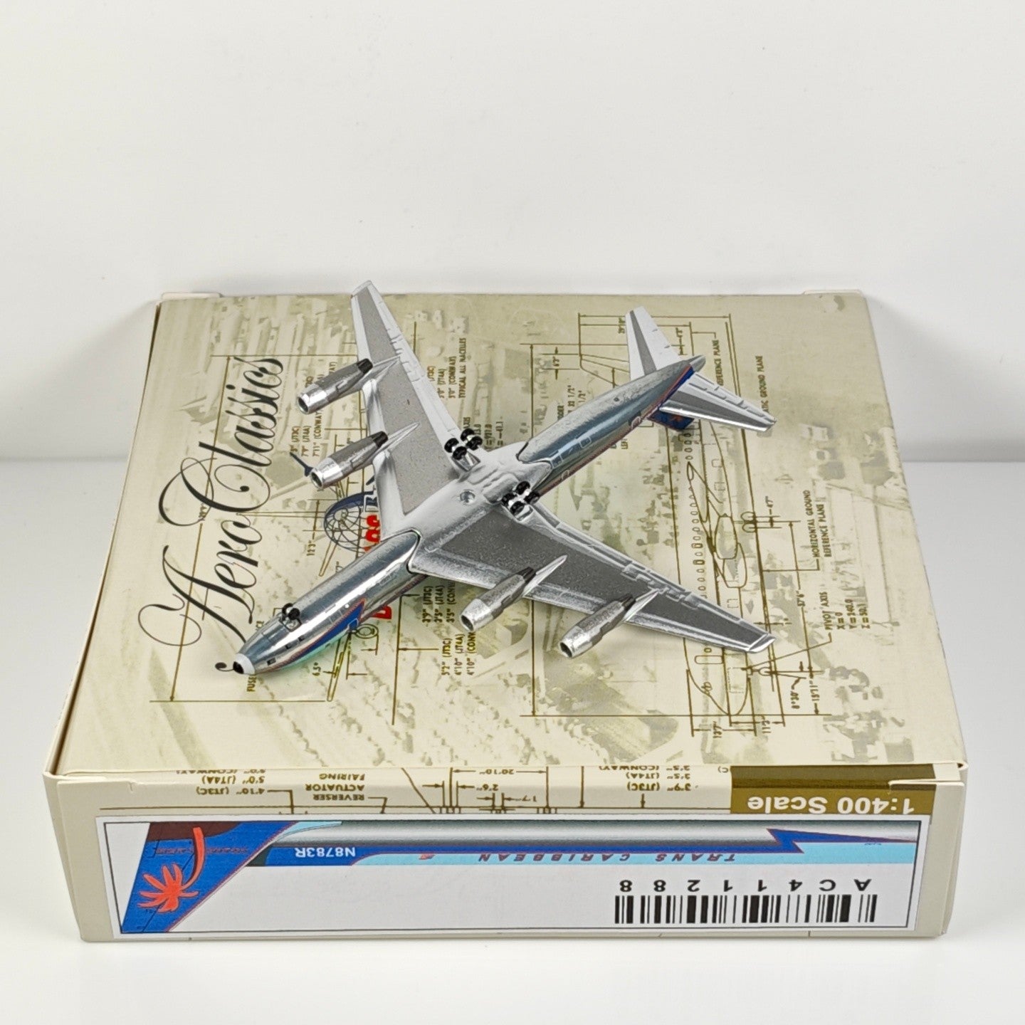 1:400 Aeroclassics Trans Caribbean Airways DC-8 Passenger Plane Diecast Model