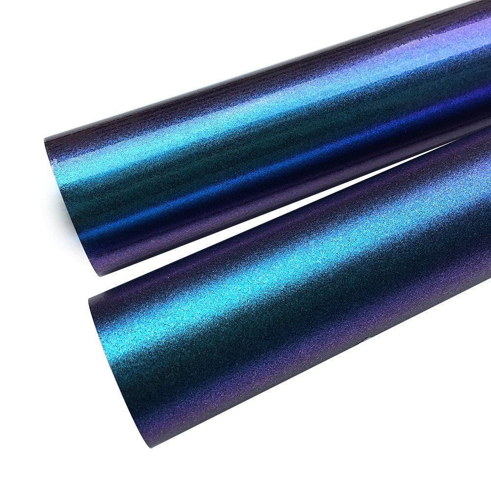 Car Stickers PET Chameleon Wrapping Self Adhesive Matte Metallic DIY Decals Film