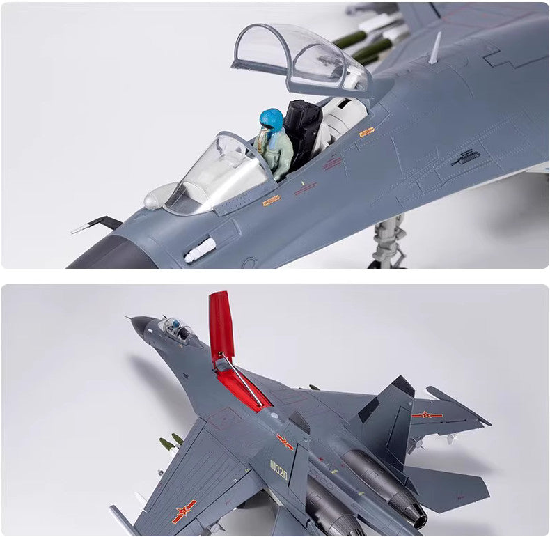 1:32 72CM J-11 Fighter Plane Aircraft Diecast Military Airplane Aeroplane Model