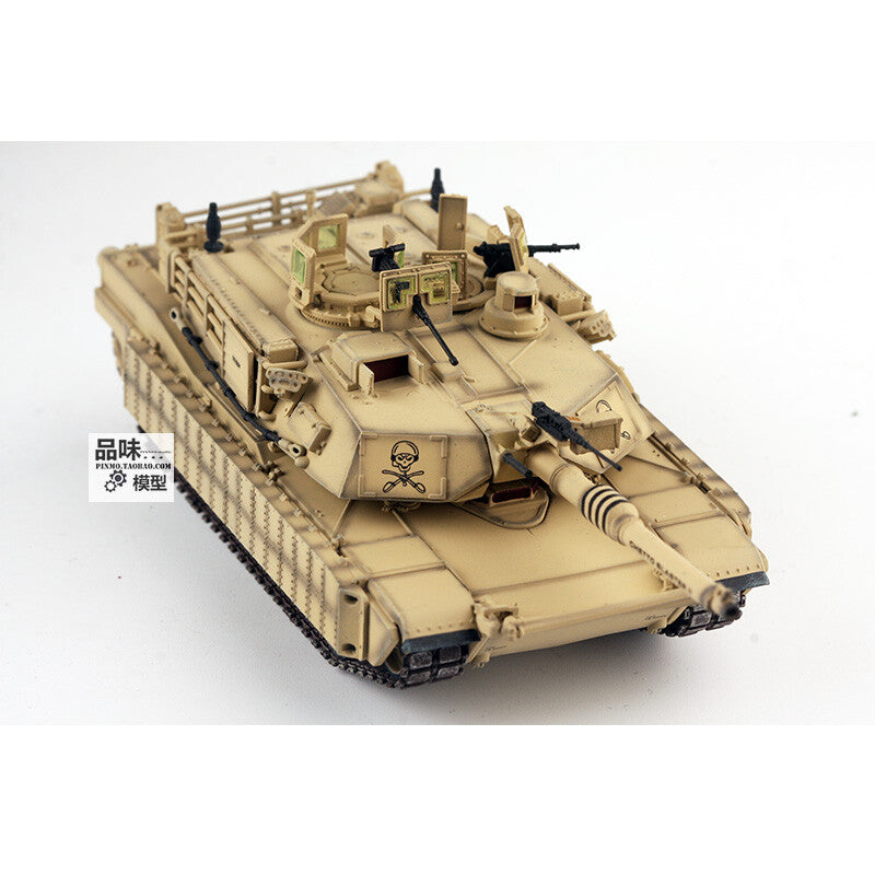 Panzerkampf 1/72 US M1A2 TUSK1 M1 Main Battle Tank Model Sand
