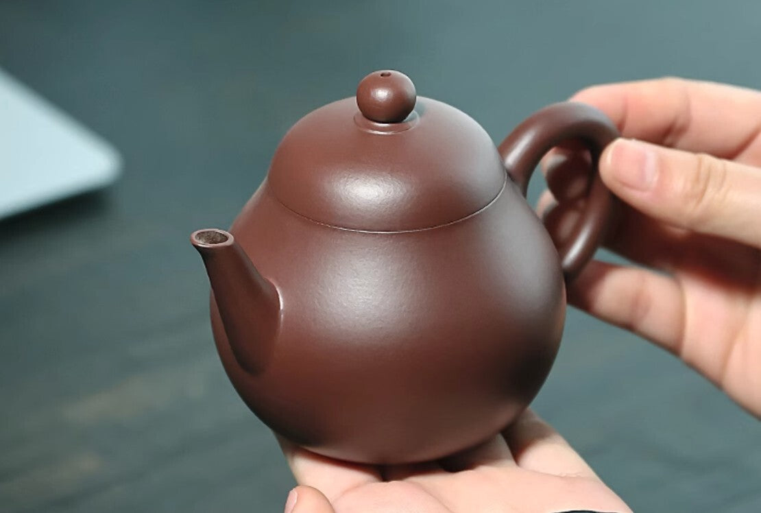 220cc chinese Yixing Handmade Zisha teapot Purple clay Pear Hu Gongfu Tea Pot