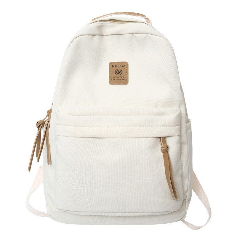 30*13*40 CM Waterproof Backpacks Nylon Student Bags Purse Green/Khaki/Gray/White