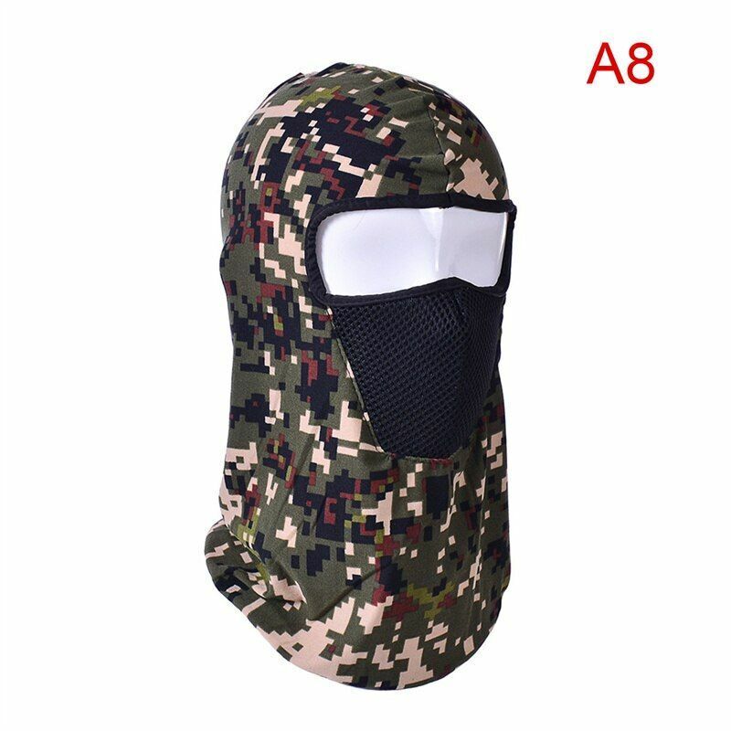 Full Face Cover Balaclava Hat Tactical Winter Cycling Sun Protection Scarf Warm