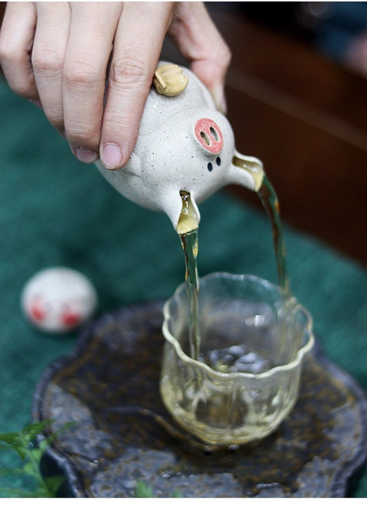 100cc chinese Yixing Handmade Zisha teapot white Clay FuZhu Gongfu Tea Pot