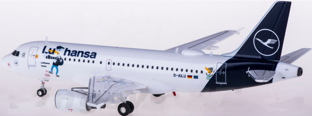 1:200 Herpa Lufthansa AIRBUS A319 Passenger Airplane ABS Plastic Aircraft Model