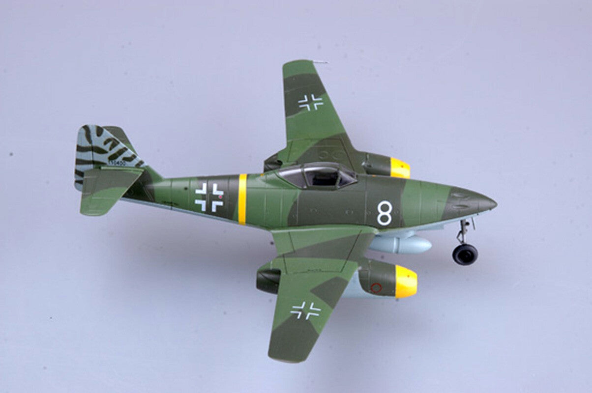 WW2 German Me 262 A-1a Schwalbe jet fighter plane aircraft assembled Easy model