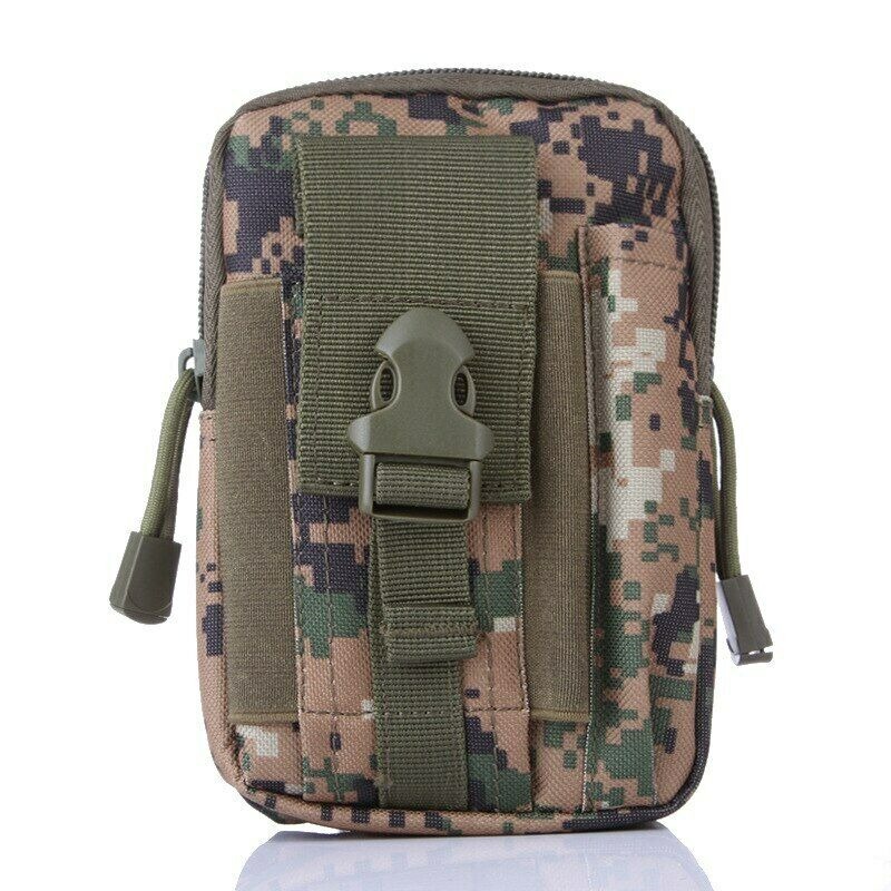 Military Utility Tactical Waist Bag Camping Hiking Climb Belt Bag Bottle Pouch