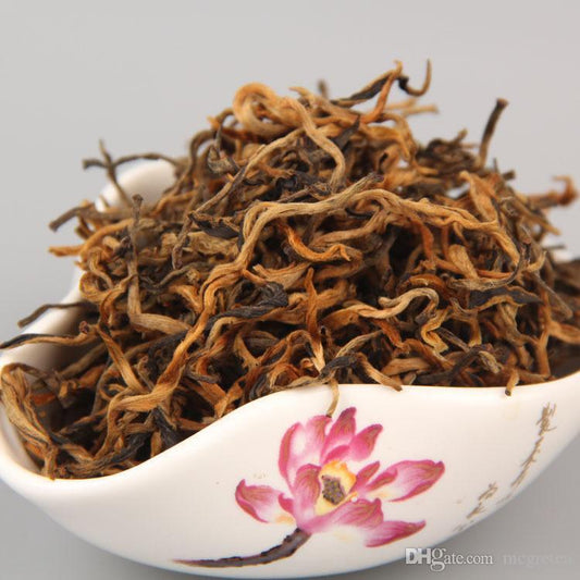 Dian Hong Tea Goolden Bud Orchid Fragrance Kungfu Black Tea Heallth Care 250g