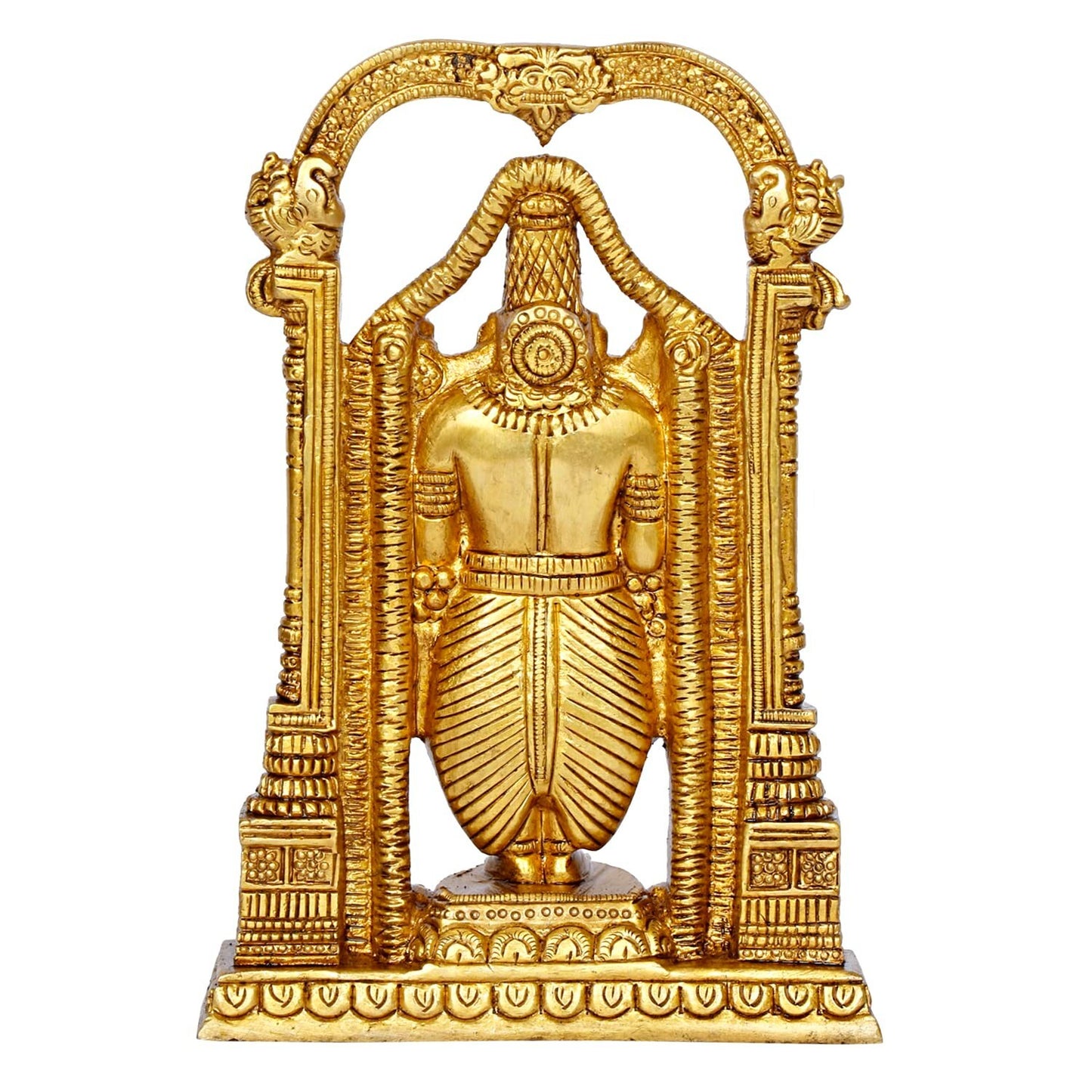 Hindu God Brass Lord Tirupati Balaji Venkateshwara Statute Idol Figurines