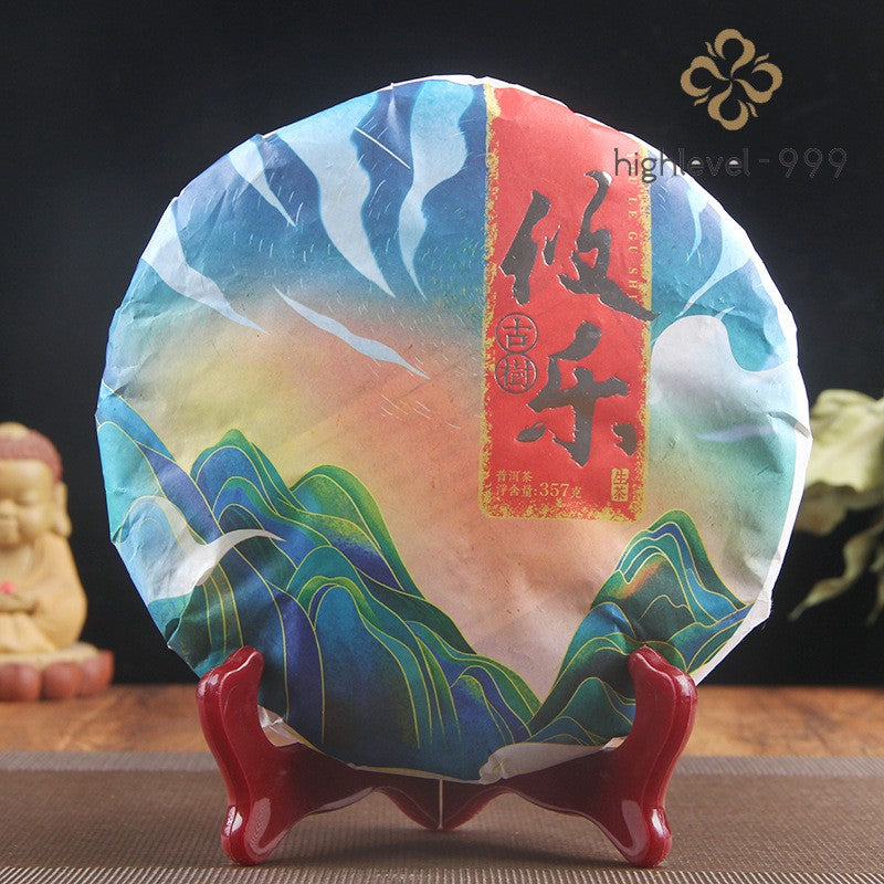 357g Raw Pu'er Tea Cake Yunnan Youleshan Ancient Tree Pure Material Aged Tea