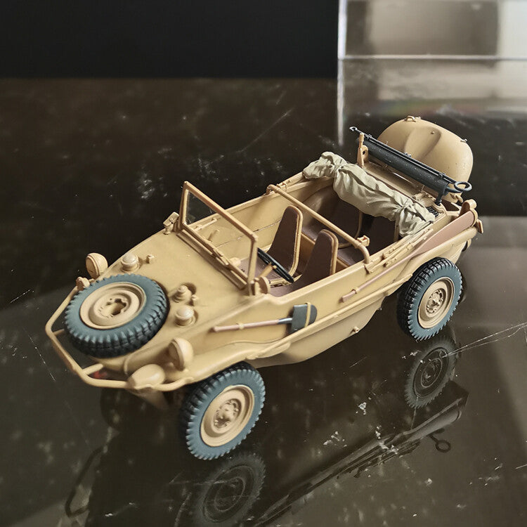 1:35 ARTISAN TYPE166 Amphibious Off-road Vehicle Army ABS Diecast Military Model