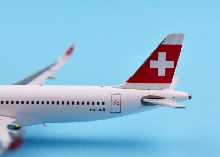 JC Wings Swiss Airbus A320NEO HB-JDB 1/400 diecast plane model aircraft