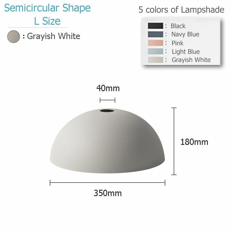 Nordic Loft Simple Pendant Lights E27 LED Modern Creative Hanging Lamp Design 1x