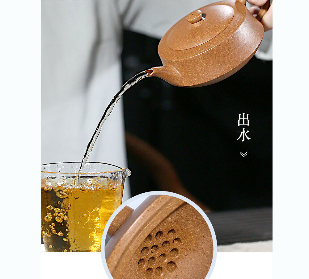 200cc Handmade Purple Sand Tea Pot in Yixing, China Clay Yunshi Gongfu Hu Tea Pot-