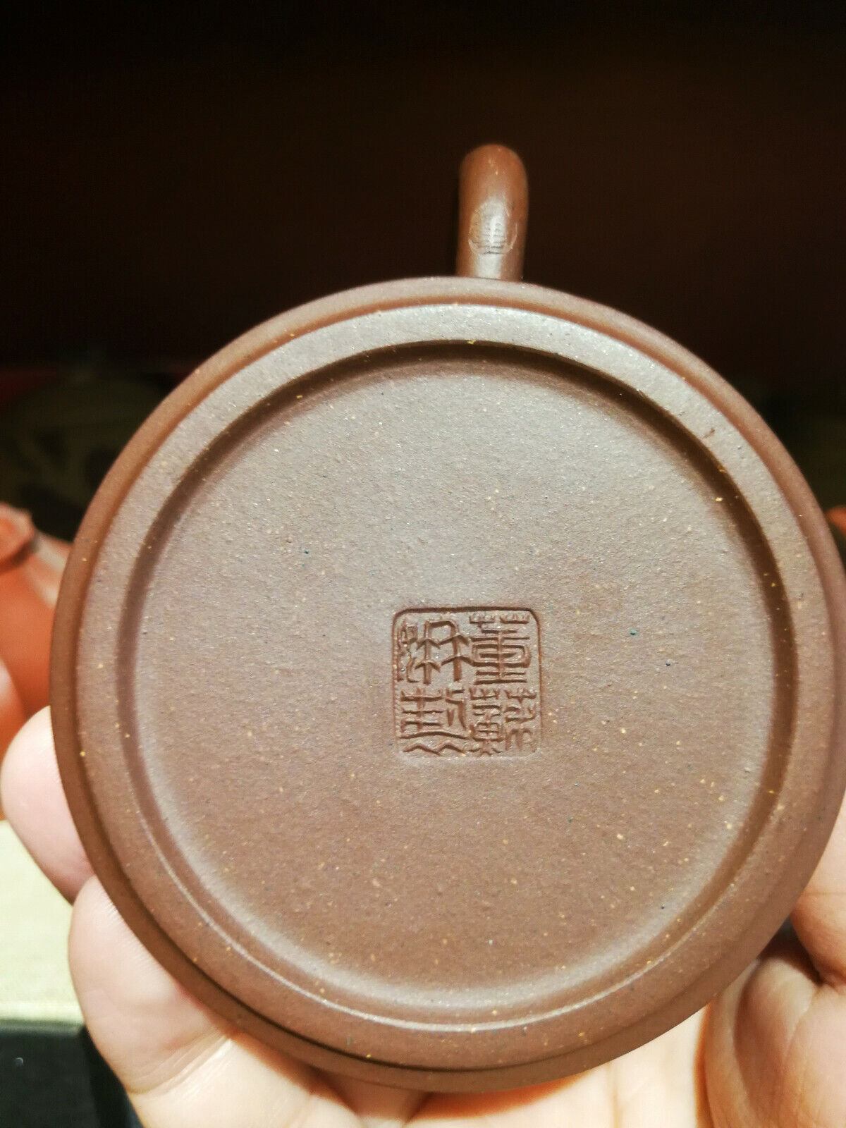 100cc Handmade Purple Sand Old Purple Clay Tea Pot in Yixing, China Gold Zhonghu Tea Pot-