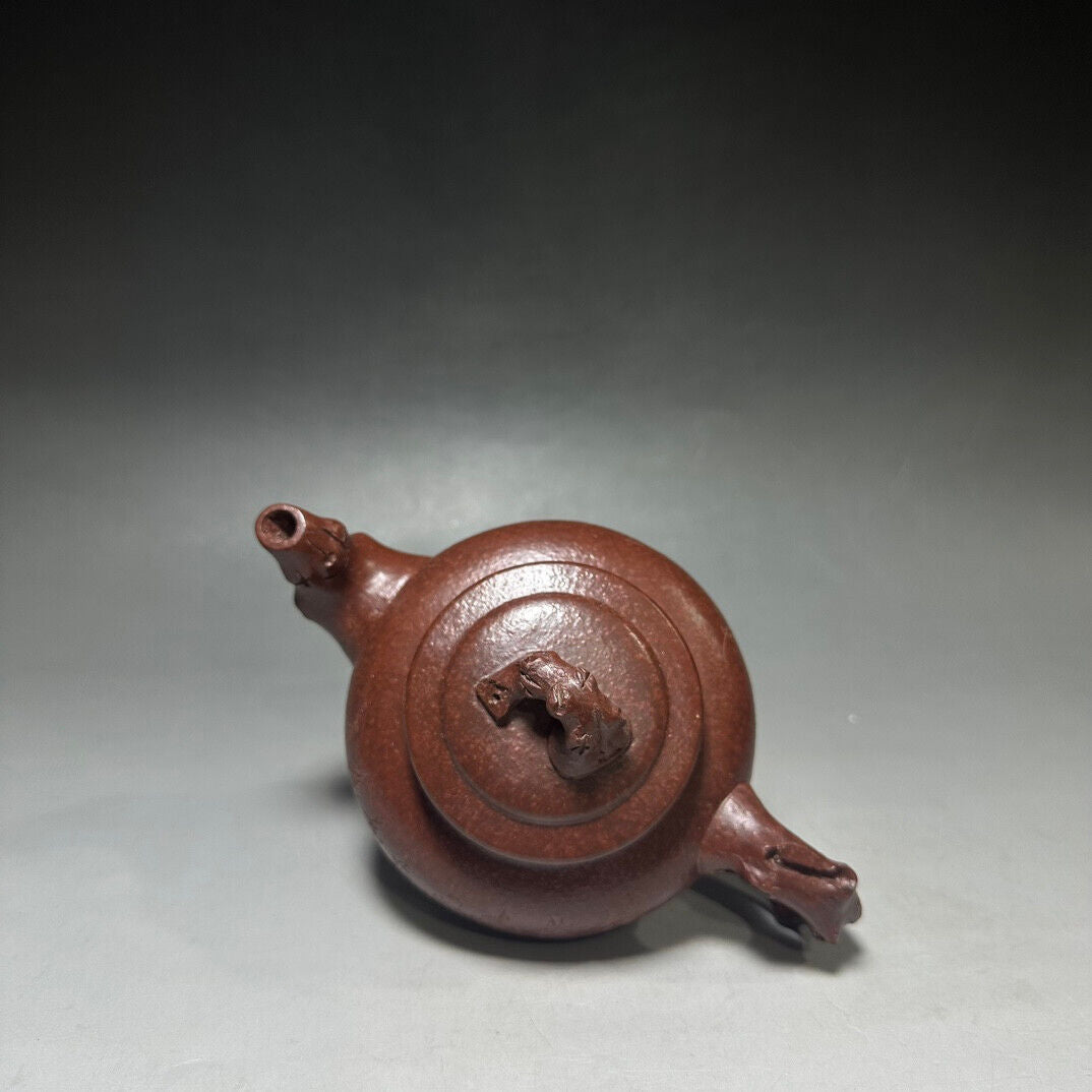 Chinese Yixing Zisha Clay Handmade Exquisite Teapot (报春壶 底款:顾景舟)