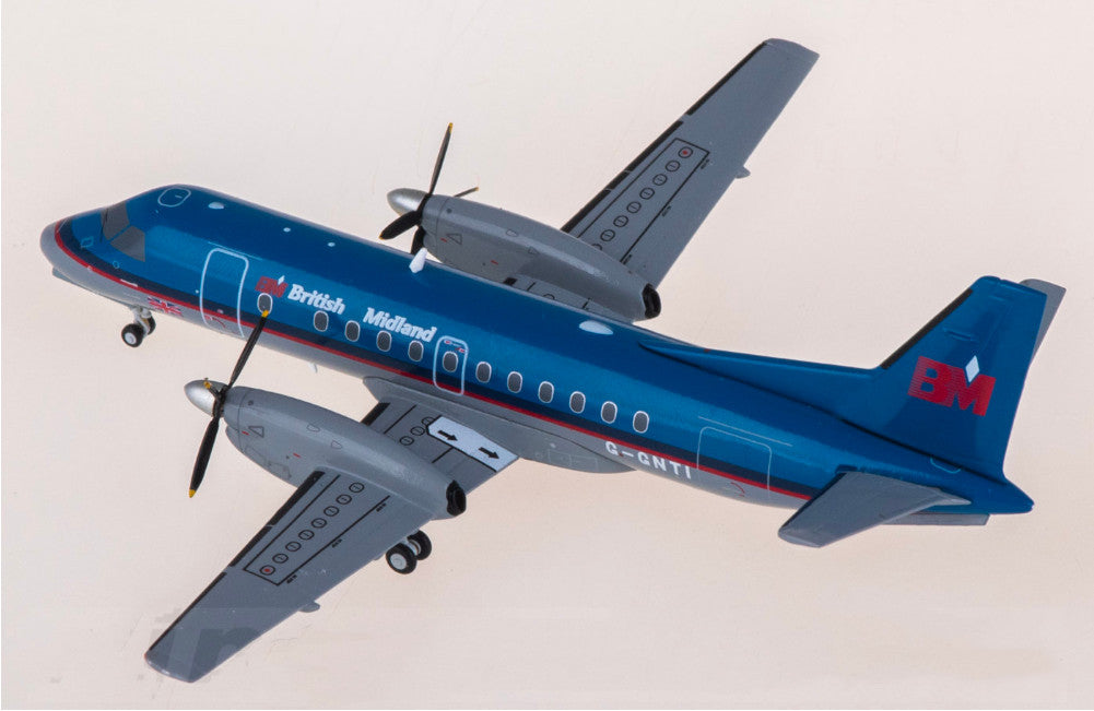 1:200 JC Wings BMI Saab 340B G-GNTI Airplane Diecast Aircraft Plane Model