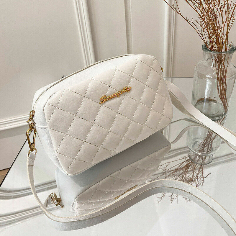 Messenger Bag Women Lingge Embroidery Female Shoulder Bag Ladies Crossbody Bags