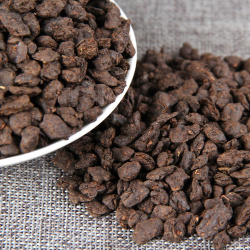 500g Pu'er Tea Loose Tea Yunnan Broken Silver Old Tea Head Nuoxiang Tea Ripe Tea