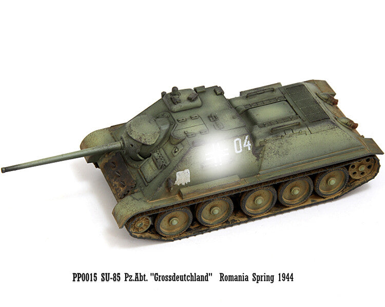1/72 Soviet Union 85 tank destroyer model SU-85 German captured Romania 1944