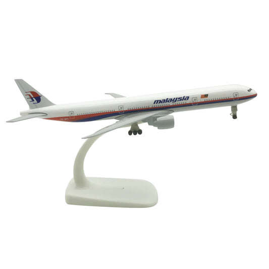 1/350 20cm Metal Diecast Malaysia Airlines B777 Aircraft Model Plane Display
