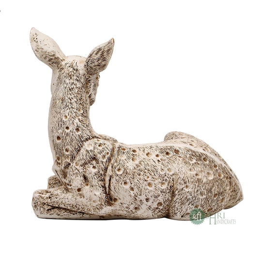 Polyresin Deer Statue Animal Idol Figurine Gifts for Home Decor