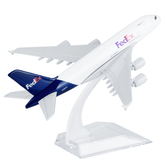 Airplane 16Cm Model For Federal Express A380 1:400 Aircraft Kits Collection/Gift