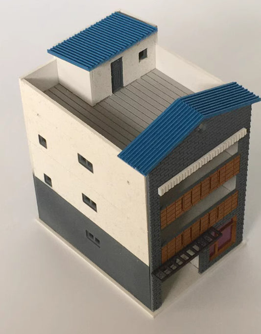 1:150 N Scale Railway Scene Japanese Buildings Model Kits Assembly Toys