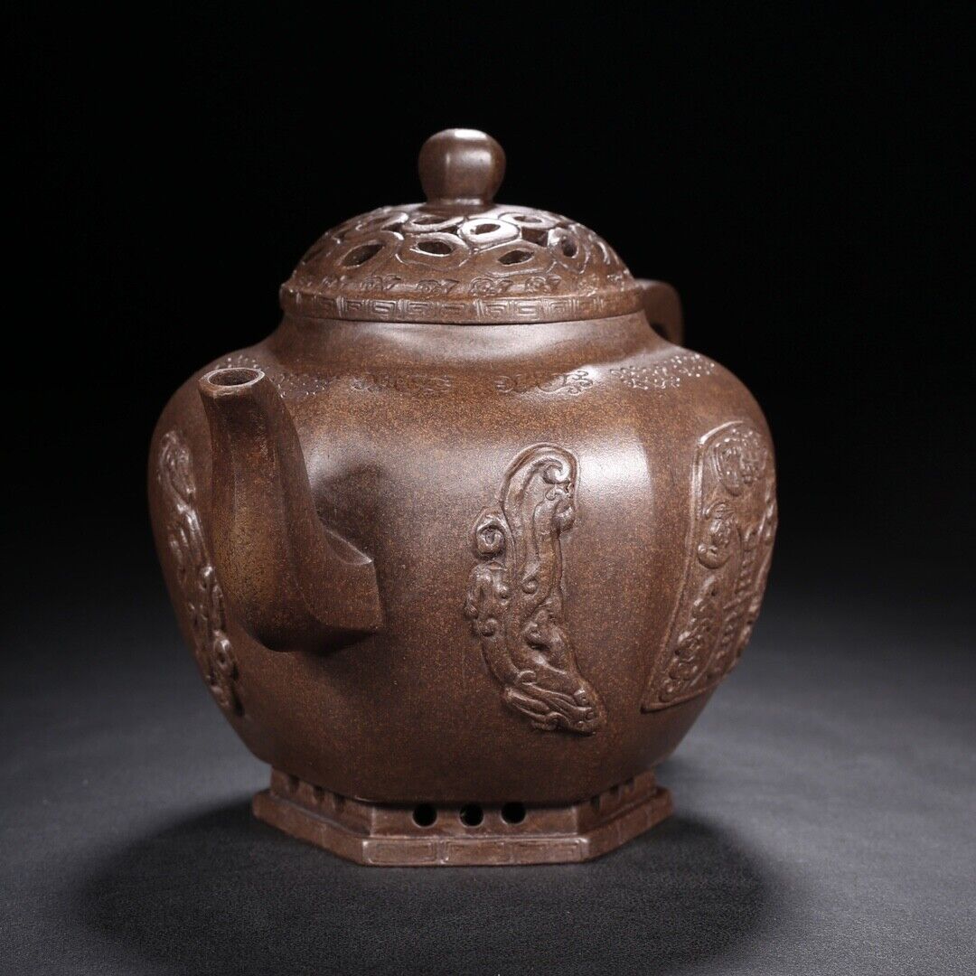 Vintage Chinese Yixing Purple Clay Teapot Zisha Ceremony Teaware Collection Rare
