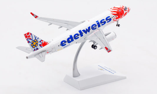 1:200 JC Wings edelweiss AIRBUS A320 Passenger Airplane Diecast Aircraft Model