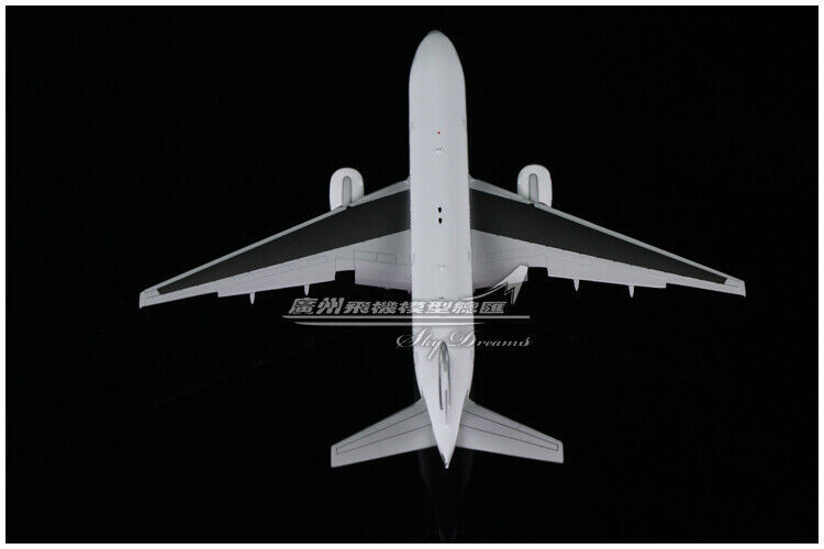 1:400 JC Wings BOEING 777-200 Passenger Blank Airplane Flap Down Diecast Model